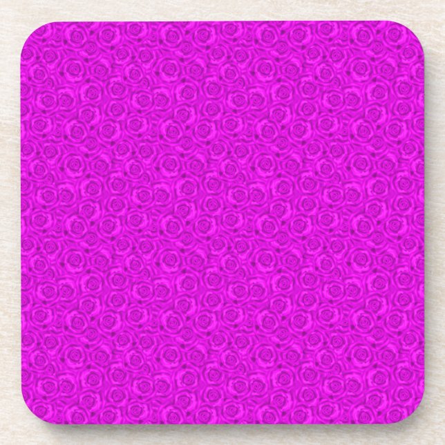 Pink neon coaster (Front)