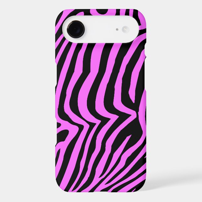 Pink neon colour zebra pattern (Back)