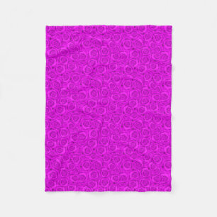 Pink neon fleece blanket