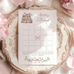 Pink New Chapter Baby Bingo Baby shower game