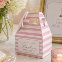 Pink New to the Club Preppy Classic Baby Shower Fa