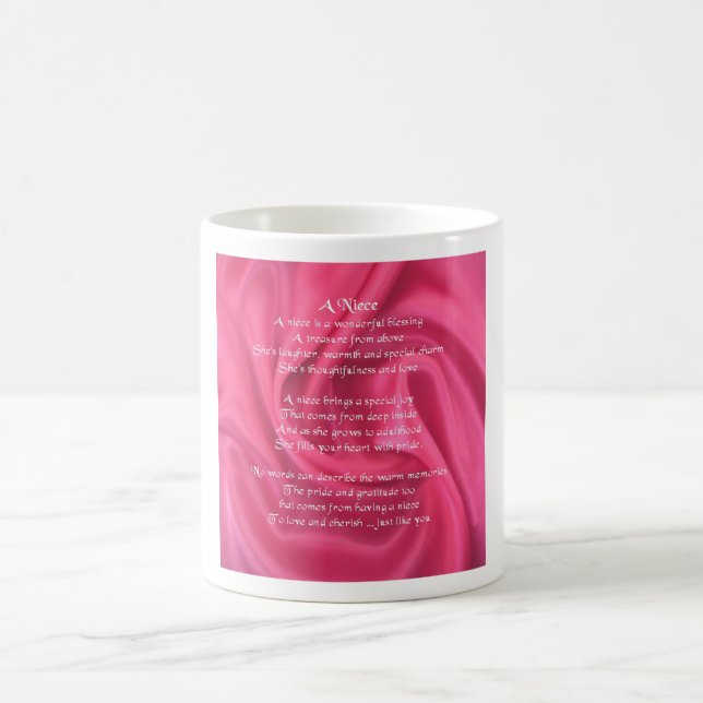 Pink - Niece Poem Coffee Mug (Center)