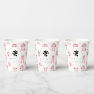Pink Nurse Graduation Paper Cups Medical Party