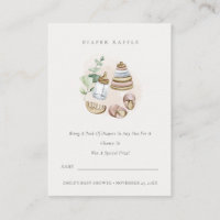 Pink Nursery Essential Diaper Raffle Baby Shower