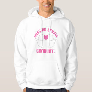 Pink Nursing School Graduate Gift Hoodie