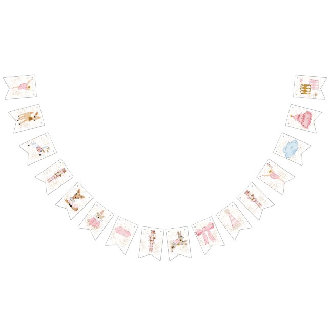 Pink Nutcracker Bunting (All)