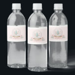 Pink Nutcracker Christmas Baby Shower  Water Bottle Label<br><div class="desc">Transport your celebrations into a dreamy winter wonderland with delicate shades of pastel pink, creating a fresh twist on the classic Nutcracker theme. This theme brings together the warmth of holiday spirit and the chicness of modern design, ensuring your party is not only festive but also a visual masterpiece. ★...</div>