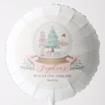 Pink Nutcracker Christmas first Birthday Party Balloon<br><div class="desc">Celebrate your little sugar plum's first birthday with this magical Pastel Pink Nutcracker Birthday Bundle. This delightful printable party decor captures the magic of a Christmas Winter onederland theme, perfect for your girl's special day. Instantly downloadable, the bundle features a whimsical array of Sugar Plum holiday decorations, infusing the atmosphere...</div>