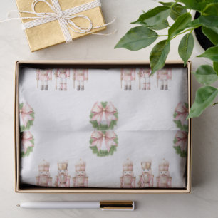 Pink Nutcracker Christmas Tissue Paper