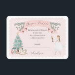pink nutcracker diaper raffle baby shower insert<br><div class="desc">Pastel Pink Christmas Nutcracker girl baby shower Transport your celebrations into a dreamy winter wonderland with delicate shades of pastel pink, creating a fresh twist on the classic Nutcracker theme. This theme brings together the warmth of holiday spirit and the chicness of modern design, ensuring your party is not only...</div>