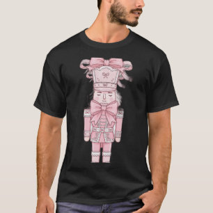 Pink Nutcracker – Girly Christmas T-Shirt