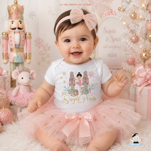 Pink Nutcracker Little Sugar Plum Wonderland Baby Bodysuit
