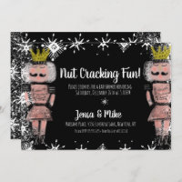Pink Nutcracker Snowy Script Baby Shower
