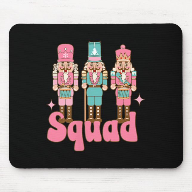 Pink Nutcracker Squad In My Nutcracker Era Christm Mouse Pad (Front)