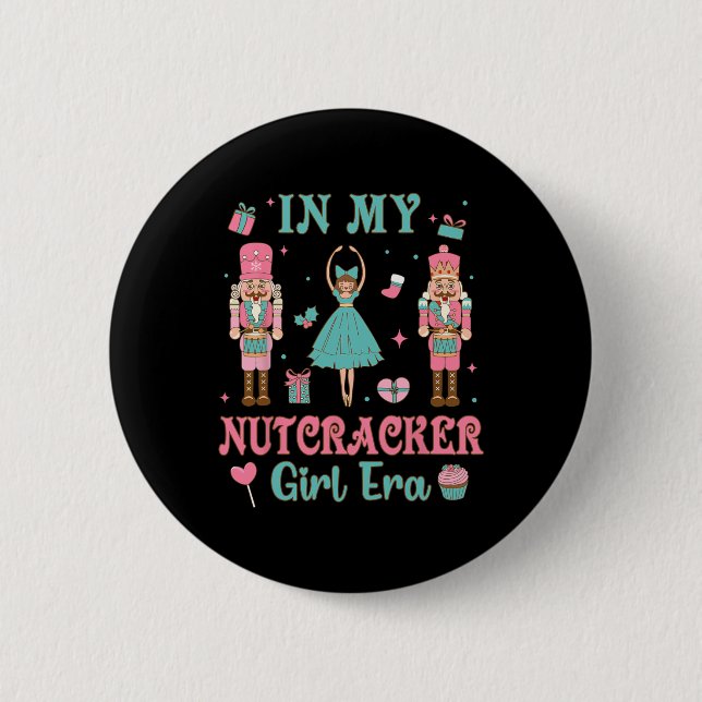 Pink Nutcracker Squad In Nutcracker Girl Era Chris 6 Cm Round Badge (Front)