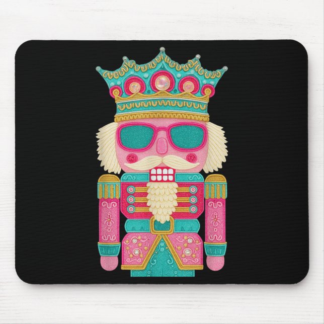Pink Nutcracker Squad Pink Christmas Ballet Xmas W Mouse Pad (Front)