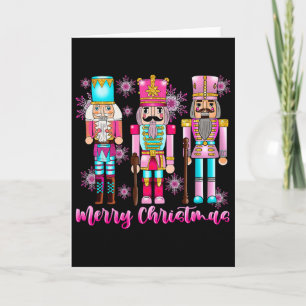 Pink Nutcracker Squad Pink Christmas Byllet Xmas W Card