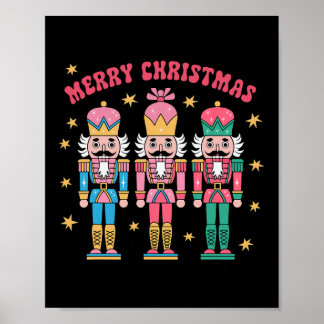 Pink Nutcracker Squad Pink Christmas Byllet Xmas W Poster