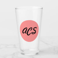 Pink of a Conch Seashell drinking glass