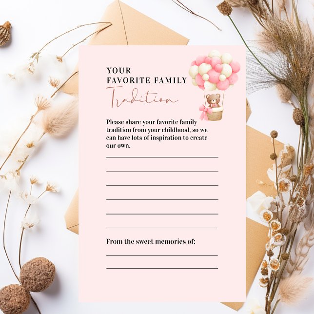 Pink Oh Girl Teddy Bear Baby Shower Family (Creator Uploaded)