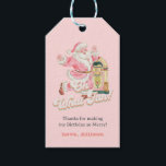 Pink oh What Fun, Retro Groovy Santa Claus Birthda<br><div class="desc">Make your birthday gifts stand out with these Pink Oh What Fun, Retro Groovy Santa Claus Birthday Gift Tags! These unique tags are a playful and festive way to add a special touch to any present. Featuring a cheerful, vintage-style Santa and a fun "Oh What Fun" message in a delightful...</div>