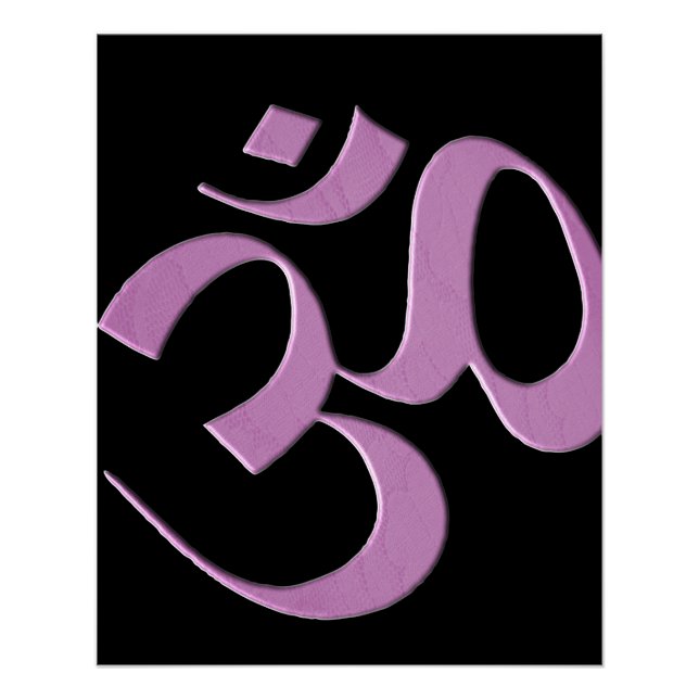 Pink Om Poster (Front)