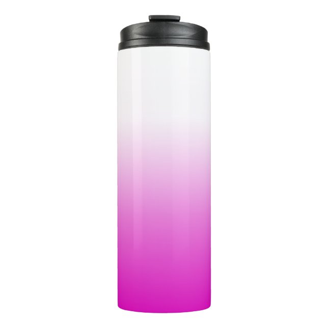 Pink Ombr Gradient Background Design-60416 Thermal Tumbler (Front)