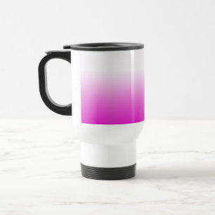 Pink Ombr Gradient Background Design-60416 Travel Mug