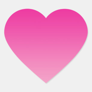 Pink Ombre Heart Sticker
