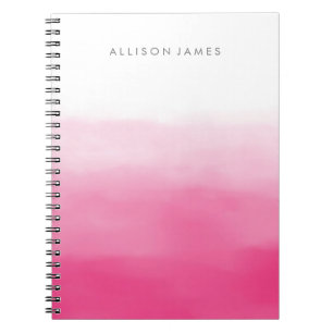 Pink Ombre Notebook