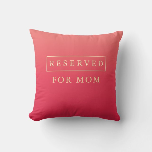 Pink Ombre Reserved Seat Cushion (Front)