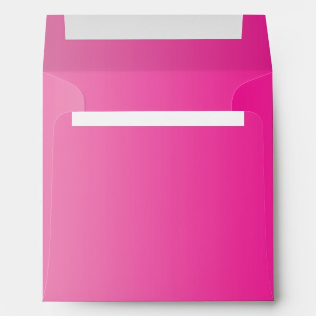 Pink Ombre Square Envelopes (Back (Bottom))