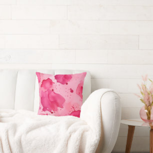 Pink on Pink Abstract Cushion