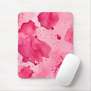 Pink on Pink Abstract Mouse Pad