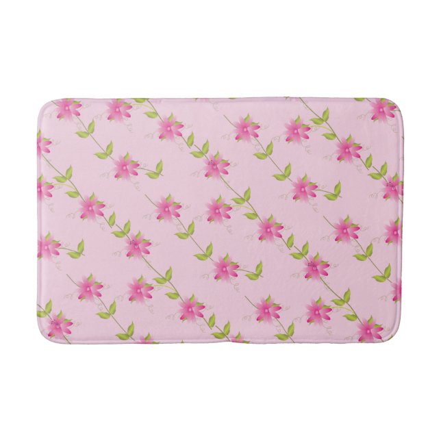 Pink On Pink Bath Mat (Front)
