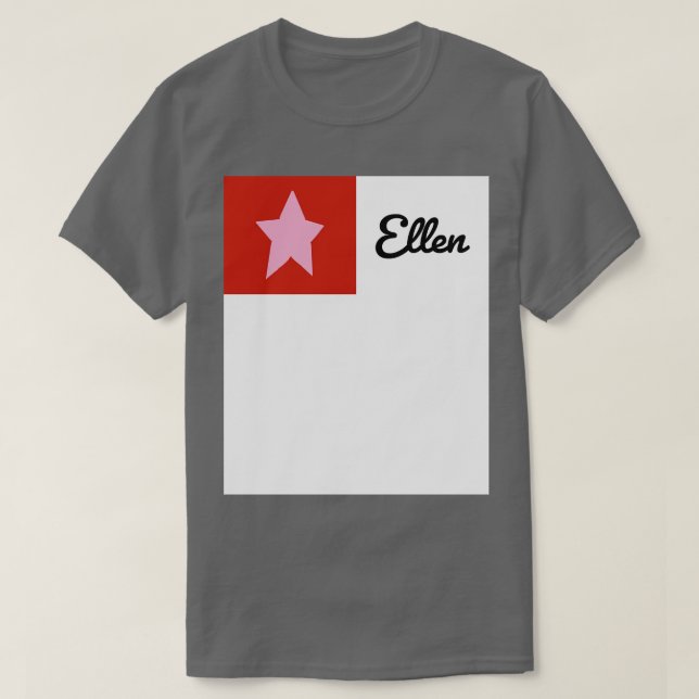 Pink on Red with Graphic T-Shirt (Design Front)