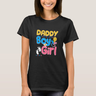 Pink or Blue Daddy Loves You Best Dad Ever Fatherh T-Shirt