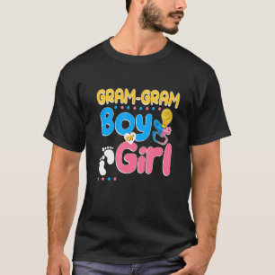 Pink or Blue Gram Gram Loves You Best Grandma Ever T-Shirt