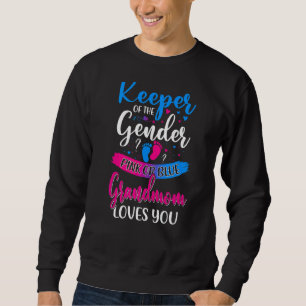 Pink Or Blue Grandma Loves You Keeper Gender Revea Sweatshirt