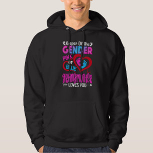 Pink Or Blue Grandmother Loves You Gender Reveal C Hoodie