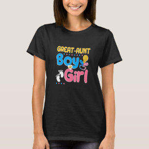 Pink or Blue Great Aunt Loves You Best Auntie Ever T-Shirt