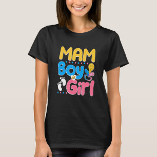 Pink or Blue Mam Loves You Best Mum Ever Motherhoo T-Shirt