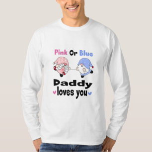 Pink Or Blue - Mommy Loves You! Baby Gender Reveal T-Shirt