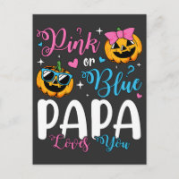 Pink Or Blue Papa Loves You Pumpkin Baby
