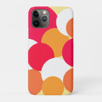 Pink, Orange and Yellow Polka Dots