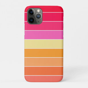 Pink, Orange and Yellow Watercolor Stripes  Case-Mate iPhone Case