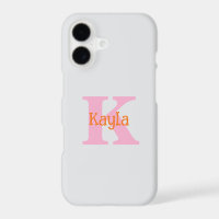 Pink Orange Light Grey Grey Custom Colour Cool