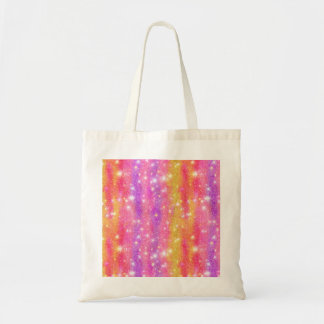 Pink Orange Purple Glitter Sparkle Pattern Tote Bag