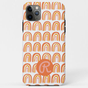 Pink Orange Rainbows Pattern CUSTOM Case-Mate iPhone Case