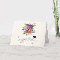 Pink, Orange & White Roses Graduation
